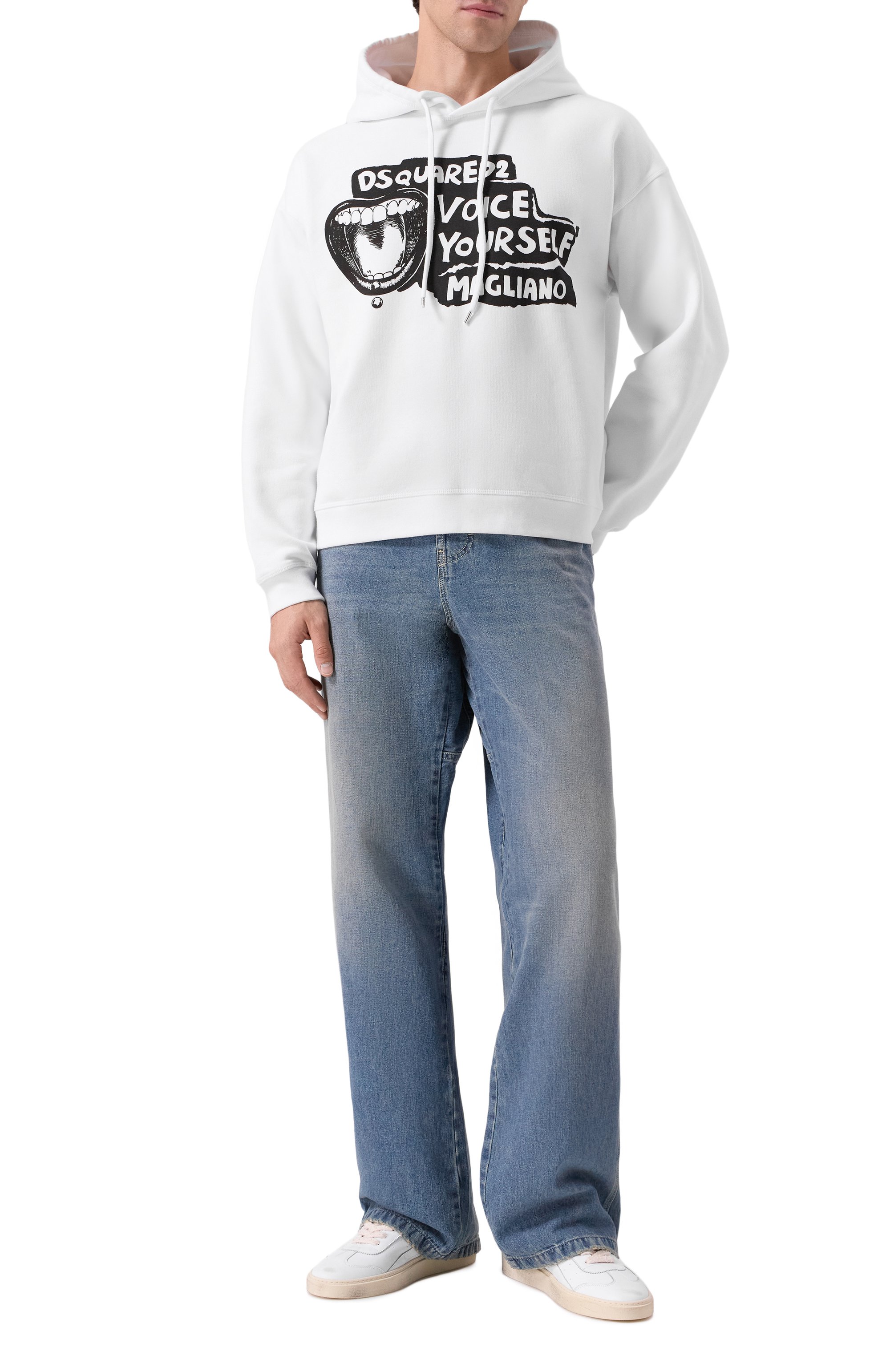 Хлопковое худи dsquared2 x magliano DSQUARED2, арт. S71GU0753/S25516, фото 2