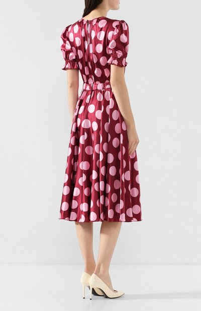 Шелковое платье DOLCE & GABBANA, арт. F6H9FT/FSAZF, фото 4