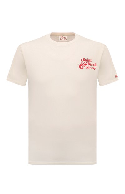 Мужская хлопковая футболка MC2 SAINT BARTH, арт. STBM TSHIRT MAN/TSHM001/02203B