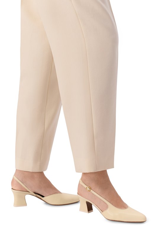 Кожаные туфли Gomeis Neous 00510N10G10/LEATHER/FABRIC Кремовый  00510N10G10/LEATHER/FABRIC Фото 2