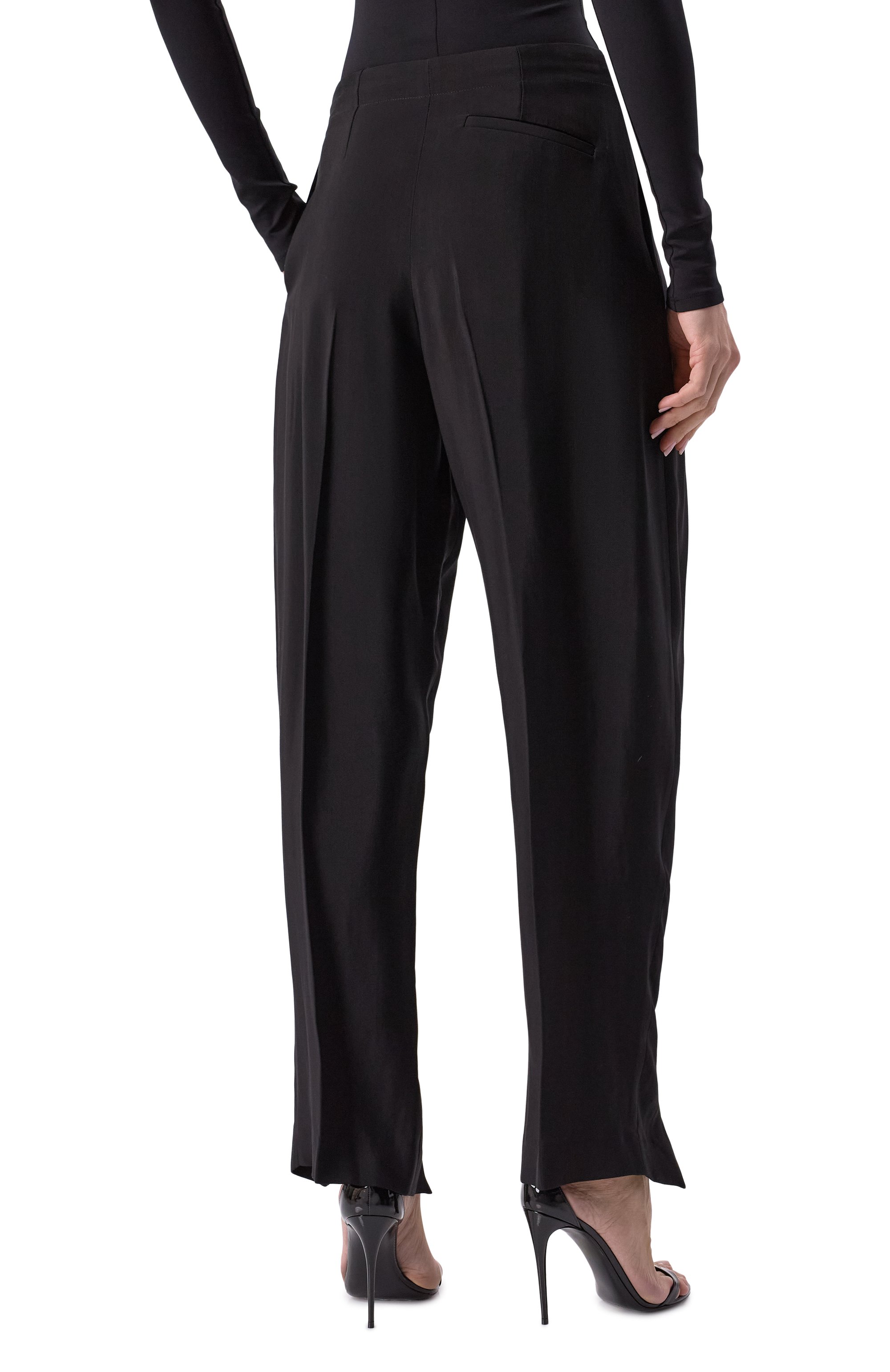 Брюки из вискозы и шерсти MUGLER, арт. 25P1PA0448196, фото 4