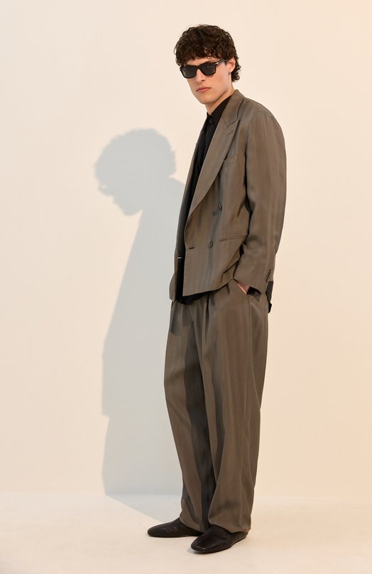 Кожаные сабо Dries Van Noten 021734/0108 Чёрный  021734/0108 Фото 7