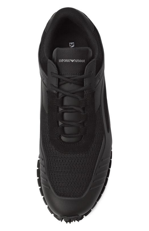 Текстильные кроссовки Emporio Armani X4X699/XR359 Чёрный  X4X699/XR359 Фото 6