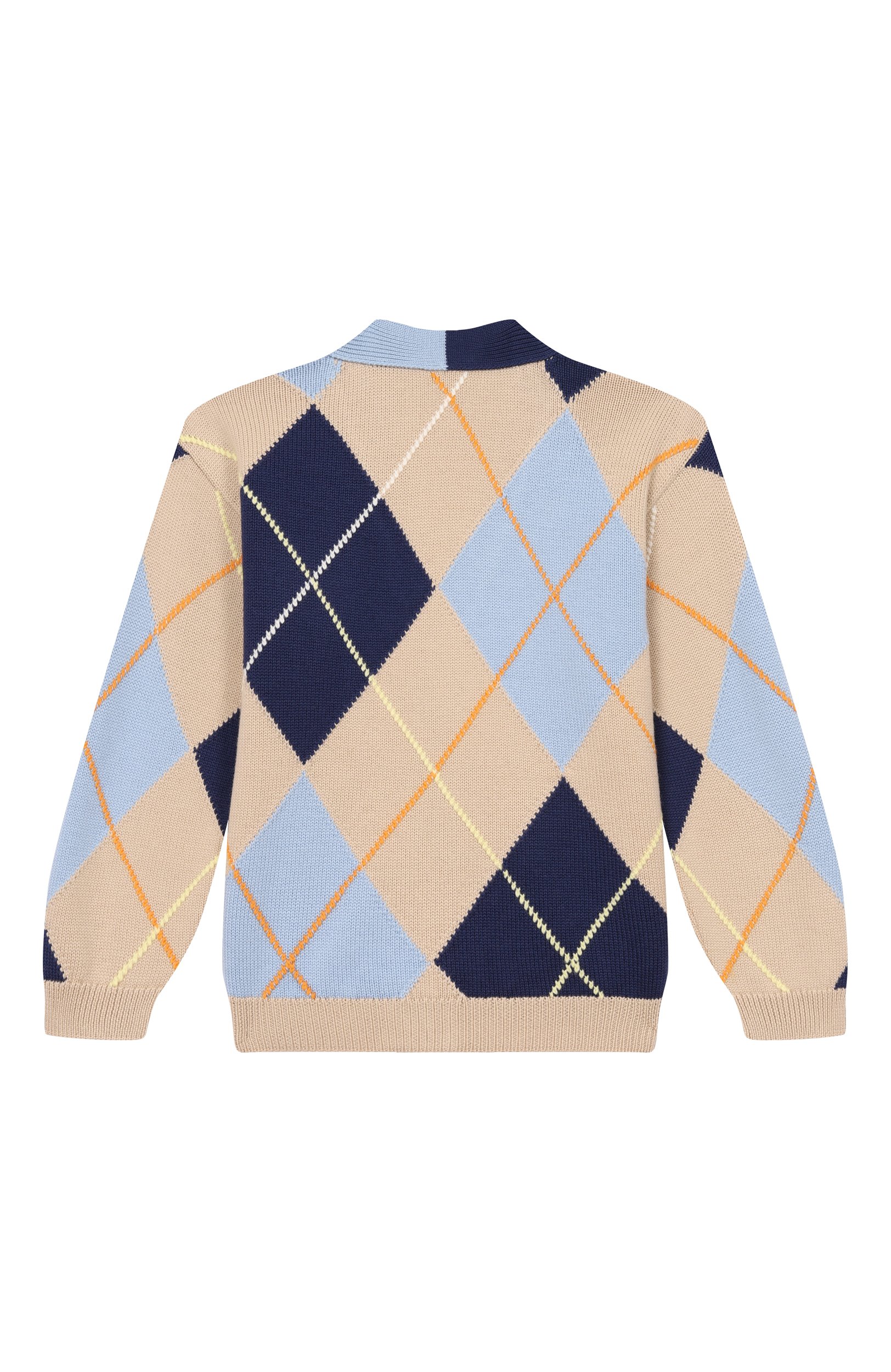 Шерстяной кардиган FENDI кремового цвета по цене 89950 руб., арт. JUG223/AJ8X/8A-12+, фото 2 Шерстяной кардиган FENDI, арт. JUG223/AJ8X/8A-12+, фото 2