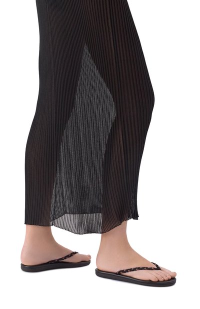 Замшевые шлепанцы saionara ANCIENT GREEK SANDALS черного цвета по цене 29700 руб., арт. SAI0NARA/CR0STA, фото 2 Замшевые шлепанцы saionara ANCIENT GREEK SANDALS, арт. SAI0NARA/CR0STA, фото 2