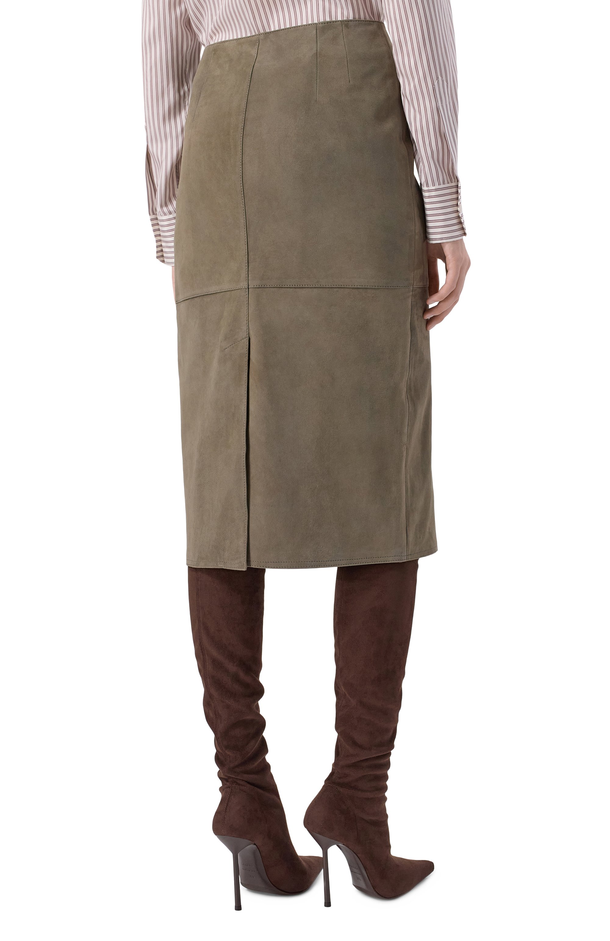 Замшевая юбка WEEKEND MAX MARA, арт. PALA, фото 4