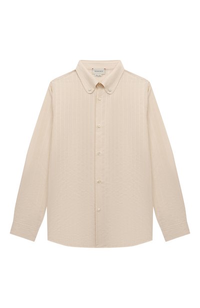 Хлопковая рубашка GUCCI, арт. 634607 XWAKX, фото 1