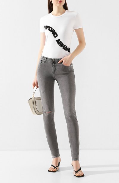 Хлопковая футболка EMPORIO ARMANI, арт. 3H2T6F/2JQAZ, фото 2
