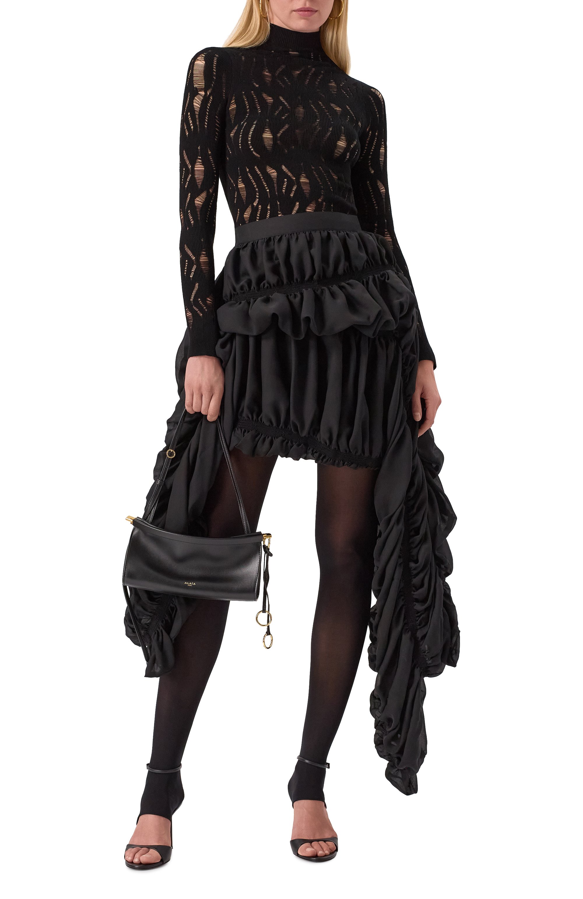 Сумка le click east-west small ALAIA, арт. AA1S01426CA332, фото 7