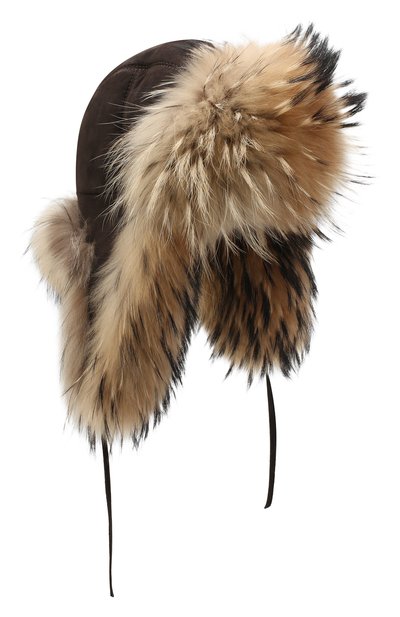 Шапка-ушанка из меха енота FURLAND, арт. 0017111610001600001, фото 1