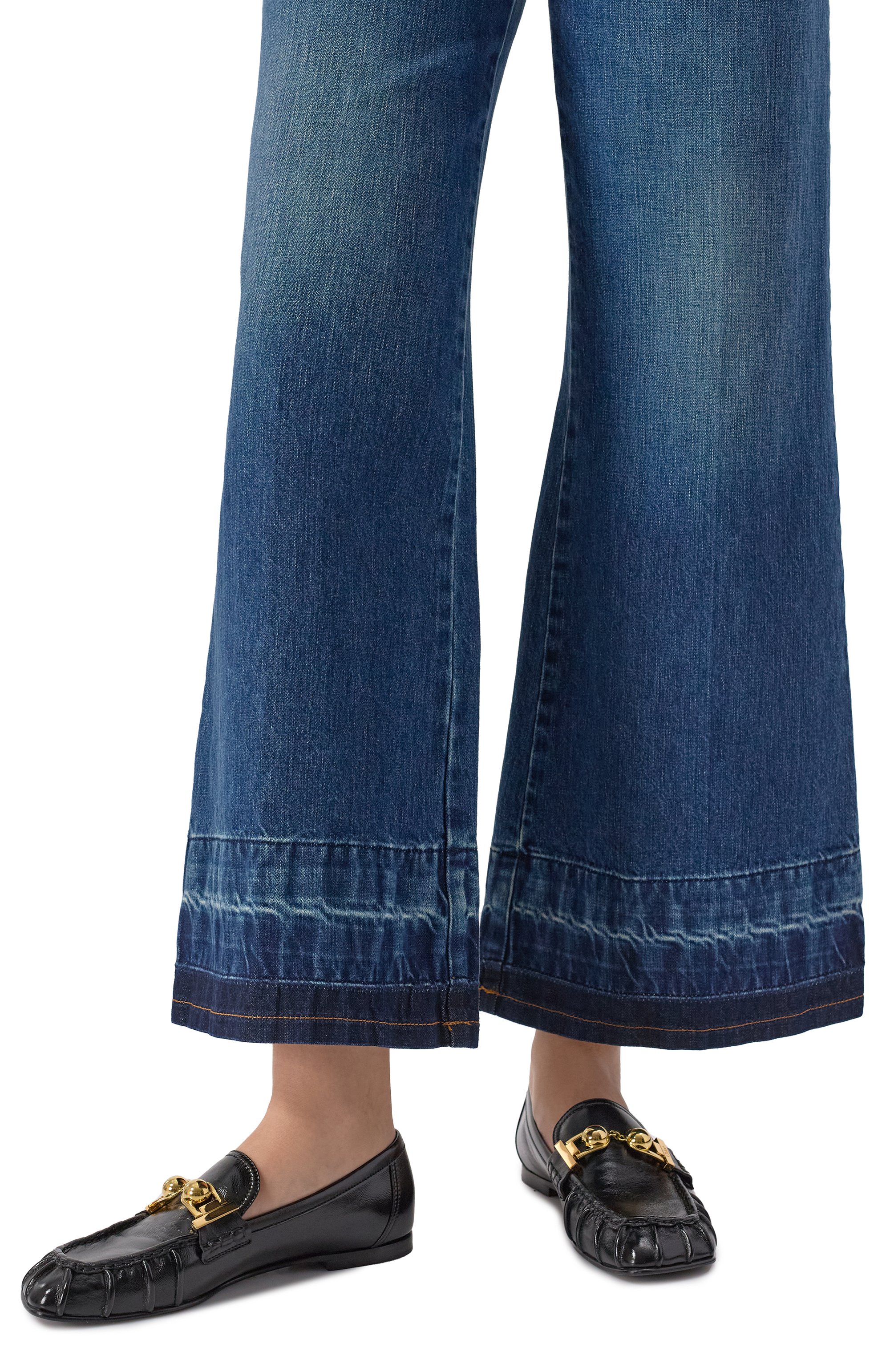 Кожаные лоферы miles CHLOÉ черного цвета по цене 116000 руб., арт. CHC25S08LQP, фото 3 Кожаные лоферы miles CHLOÉ, арт. CHC25S08LQP, фото 3