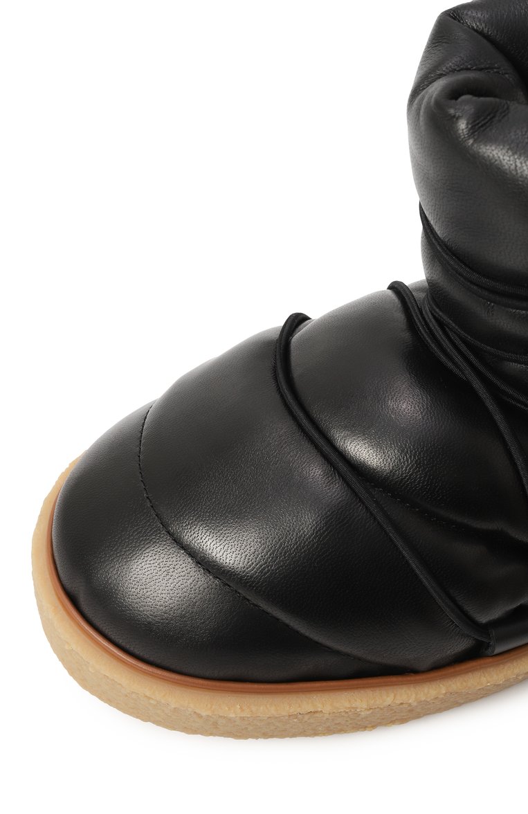 Женские кожаные полусапоги ISABEL MARANT черного цвета, арт. 24H/B00154FA-B4002S | Фото 7 (Подошва: Платформа; Материал внутренний: Текстиль; Высота голенища: Низкие; Драгоценные камни: Проставлено; Материал внешний: Натуральная кожа; Материал сплава: Проставлено; Женское Кросс-КТ: Дутики)