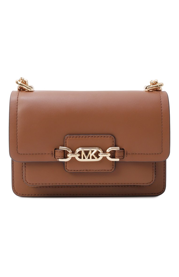 Женская сумка heather MICHAEL MICHAEL KORS коричневого цвета, арт. 32S2G7HC0L | Фото 1 (Ремень/цепочка: На ремешке; Размер: mini; Материал: Натуральная кожа)