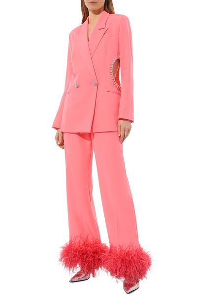 Брюки с отделкой перьями ALINE, арт. AL120601-1, фото 2