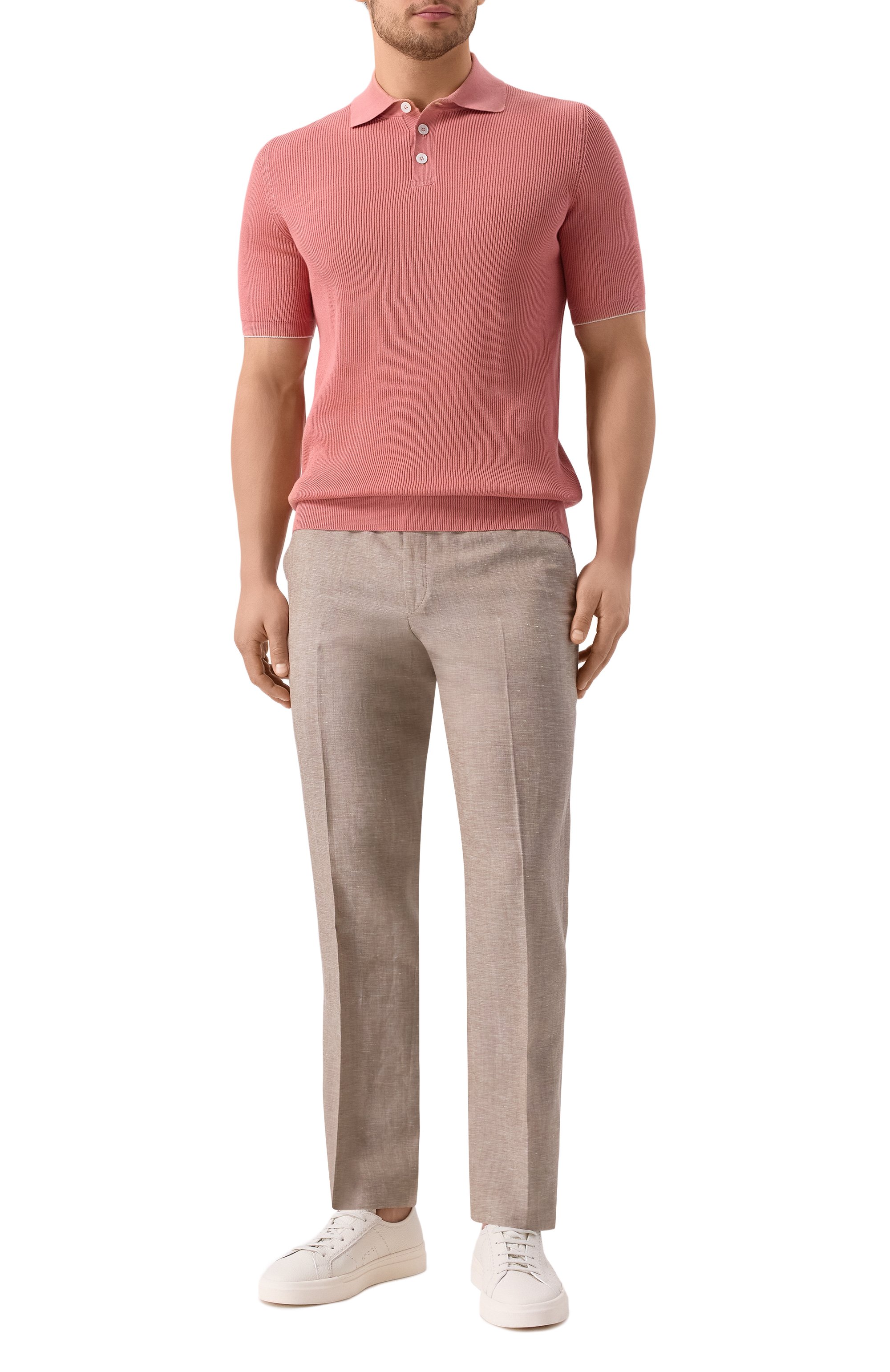 Хлопковое поло BRUNELLO CUCINELLI, арт. M29400005, фото 2