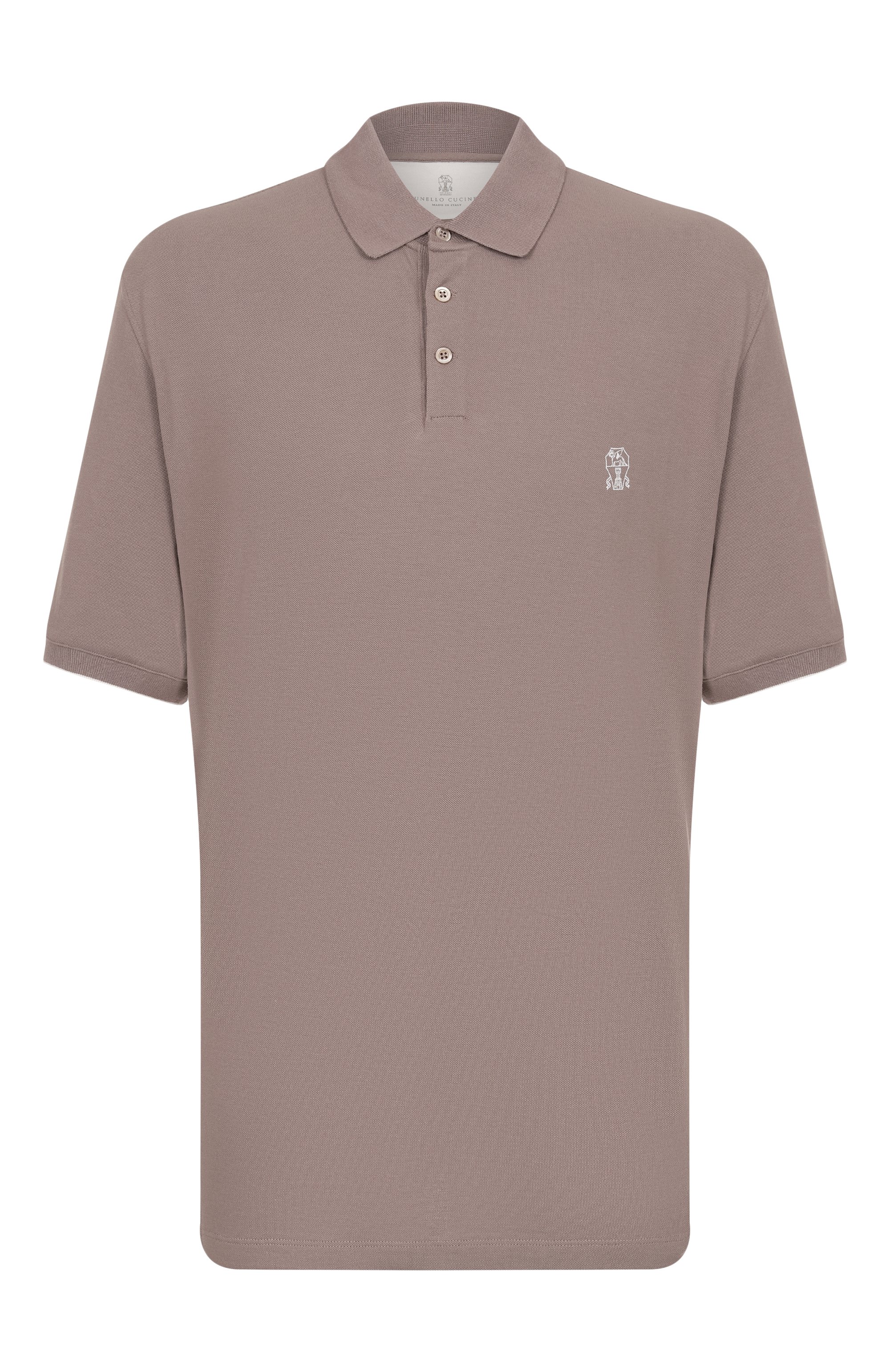 Хлопковое поло BRUNELLO CUCINELLI, арт. ME8548788W, фото 1