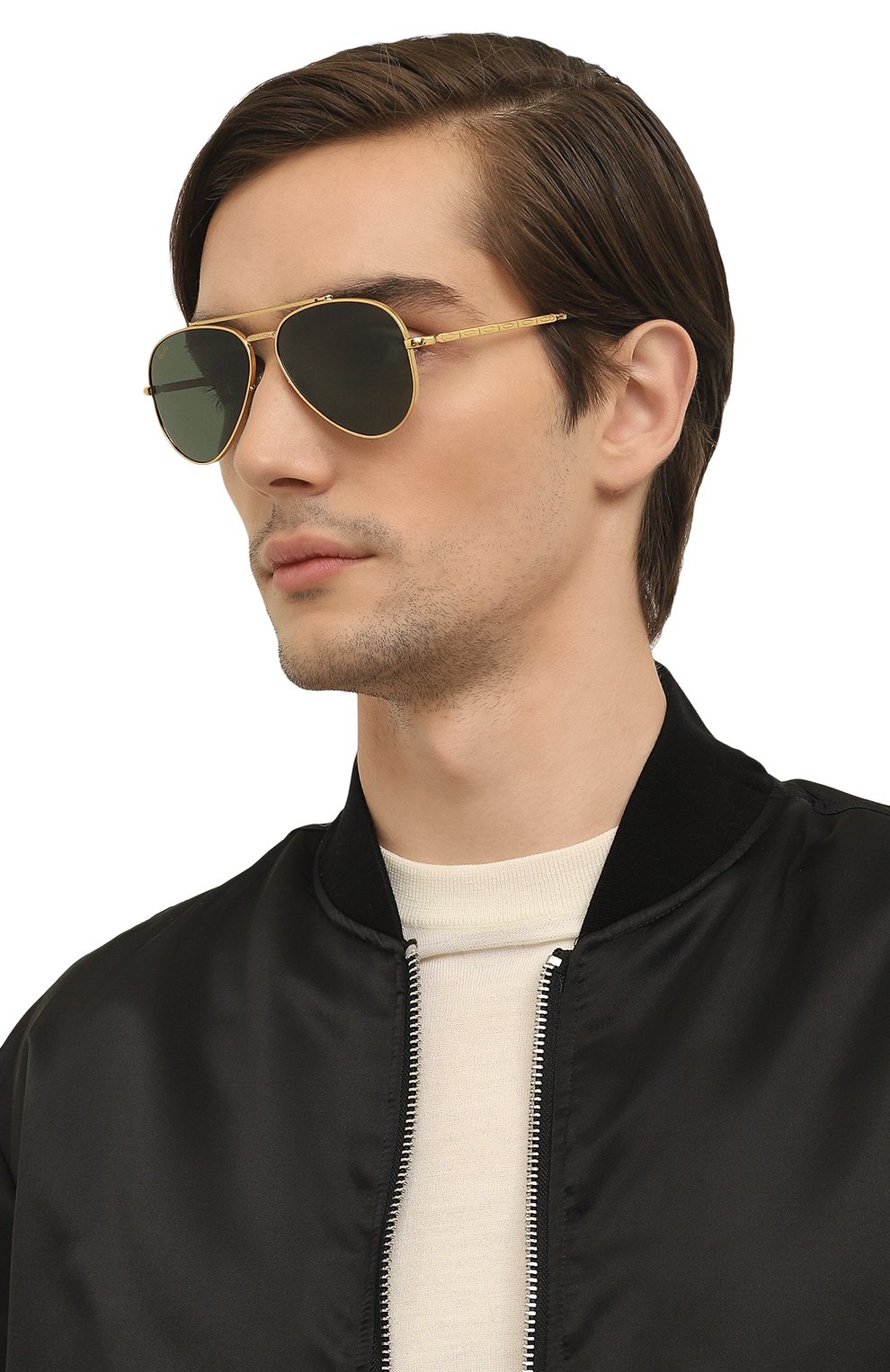 Солнцезащитные очки RAY-BAN зеленого цвета по цене 22500 руб., арт. 3625-919631, фото 3 Солнцезащитные очки RAY-BAN, арт. 3625-919631, фото 3