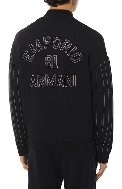Хлопковая толстовка EMPORIO ARMANI, арт. 3R1MDG/1JHSZ, фото 4
