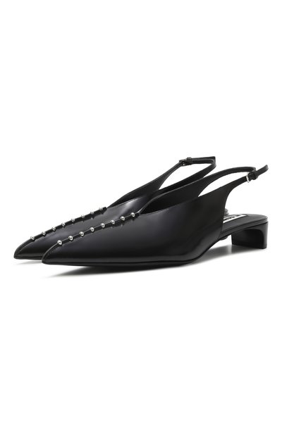 Женские кожа�ные туфли JIL SANDER, арт. J16WL0040/P7032