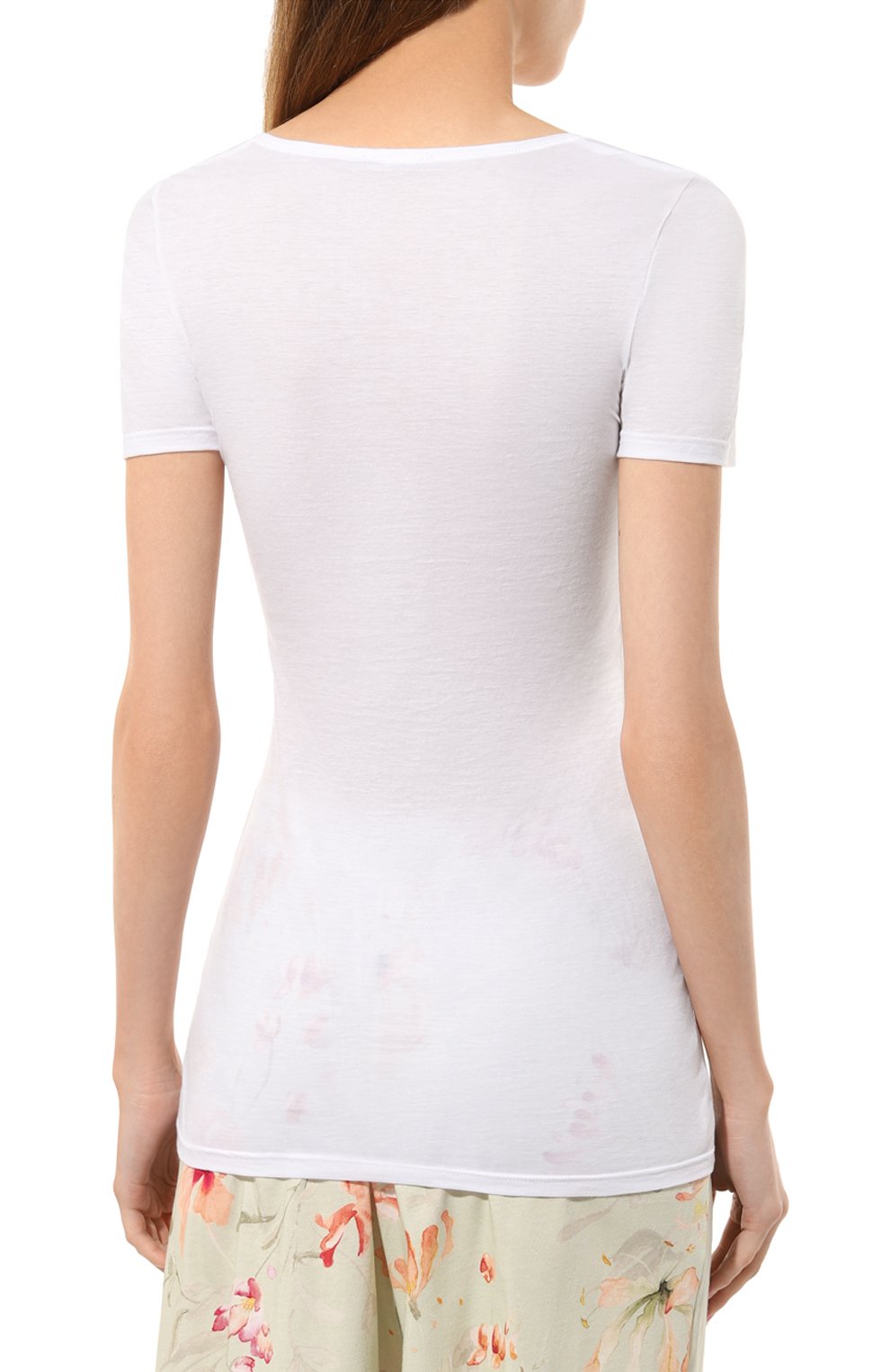 Хлопковая футболка HANRO, арт. 071345, фото 4