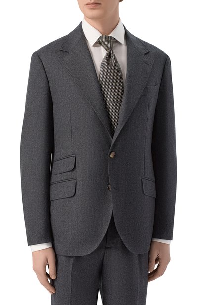 Мужской шерстяной костюм BRUNELLO CUCINELLI, арт. ME226LDWH
