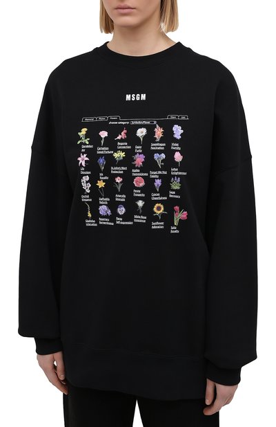 Хлопковый свитшот MSGM, арт. 3041MDM91 217299, фото 3