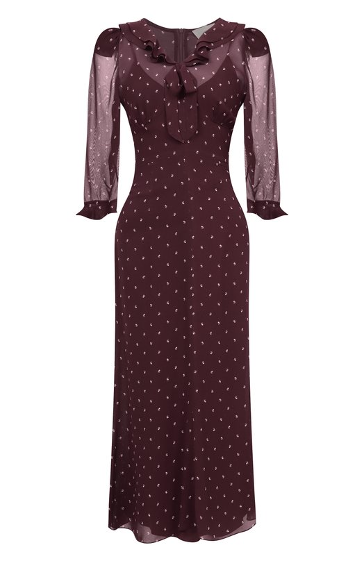 Платье из  вискозы Ellyme 00373 Бордовый 00373