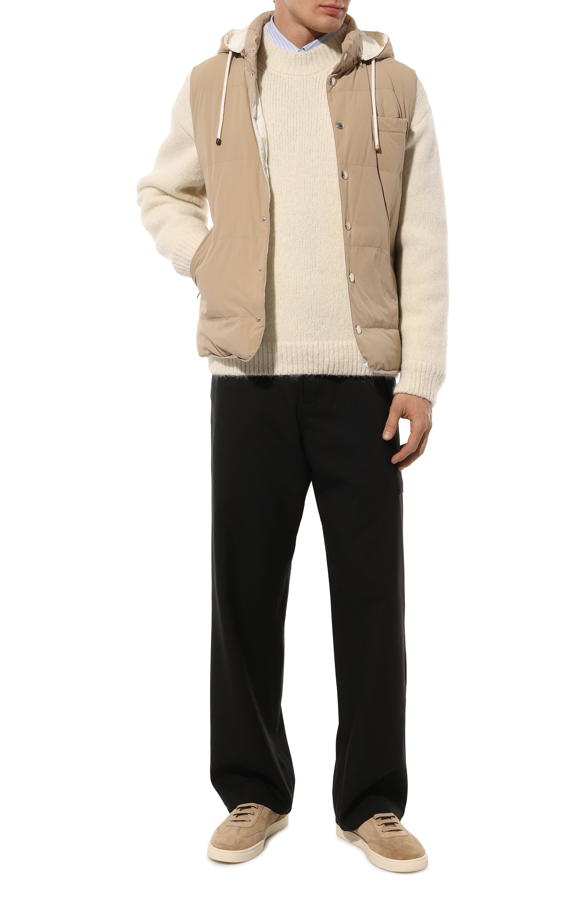 Пуховый жилет BRUNELLO CUCINELLI, арт. MM4031716, фото 2