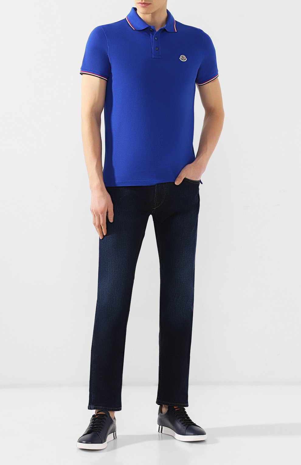 Джинсы прямого кроя HAND PICKED синего цвета по цене 32700 руб., арт. RAVELL0 C 01553-W2, фото 2 Джинсы прямого кроя HAND PICKED, арт. RAVELL0 C 01553-W2, фото 2