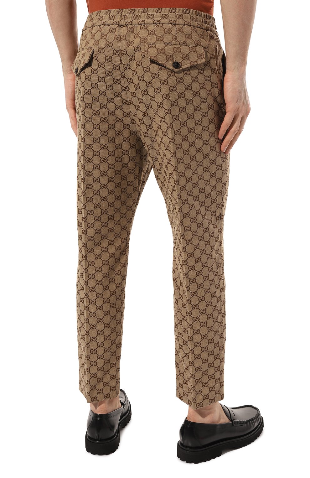 Хлопковые брюки GUCCI, арт. 569769 ZKU09, фото 4