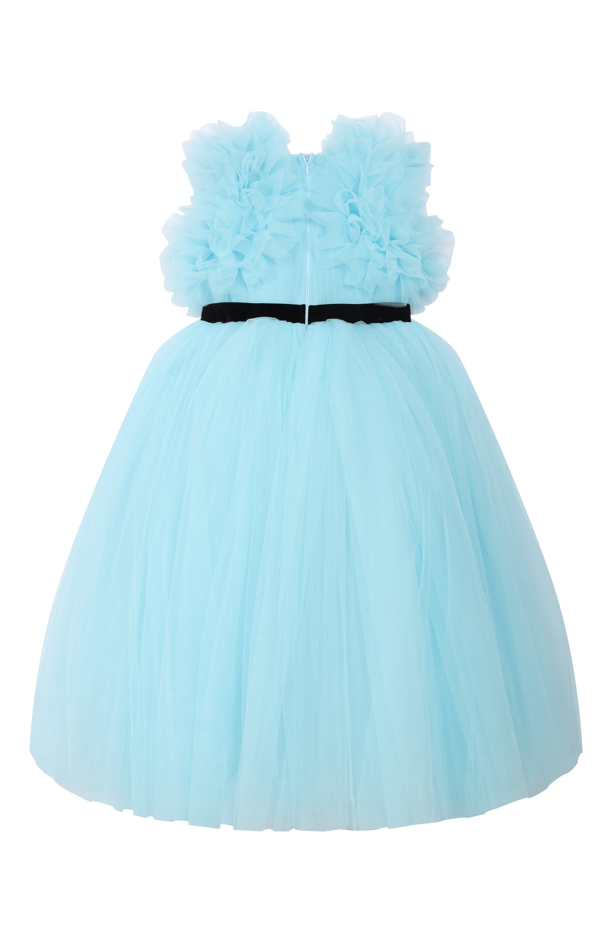 Платье tow mona SASHA KIM голубого цвета по цене 54900 руб., арт. SK-00001871/1, фото 2 Платье tow mona SASHA KIM, арт. SK-00001871/1, фото 2