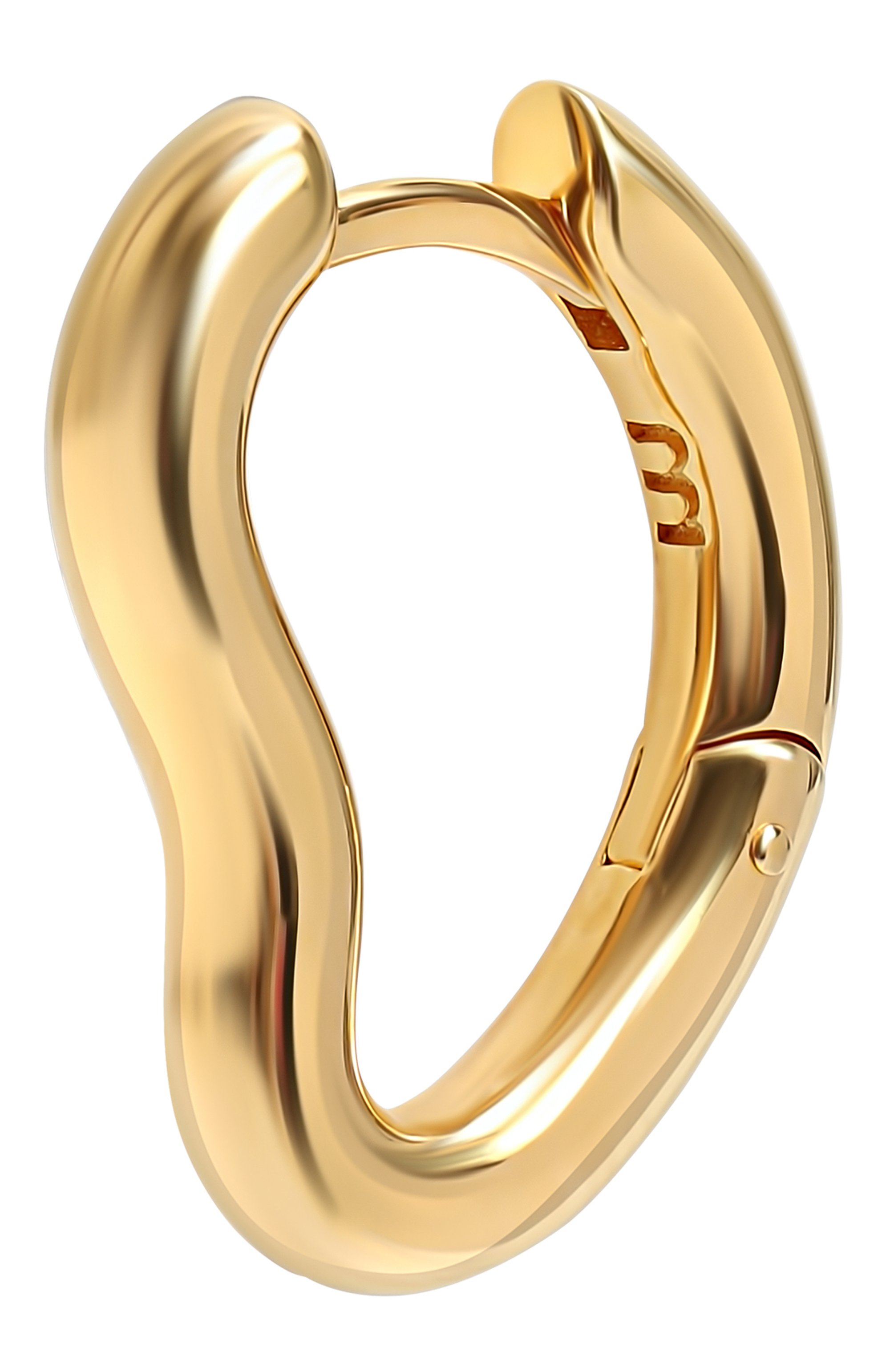 Асимметричная моносерьга MOONKA, арт. trn-mkon1-y, фото 3