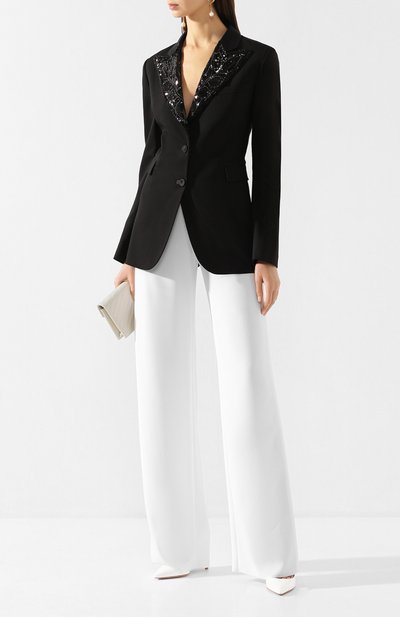 Брюки GIORGIO ARMANI белого цвета по цене 78750 руб., арт. 0SHPP0AK/T002M, фото 2 Брюки GIORGIO ARMANI, арт. 0SHPP0AK/T002M, фото 2