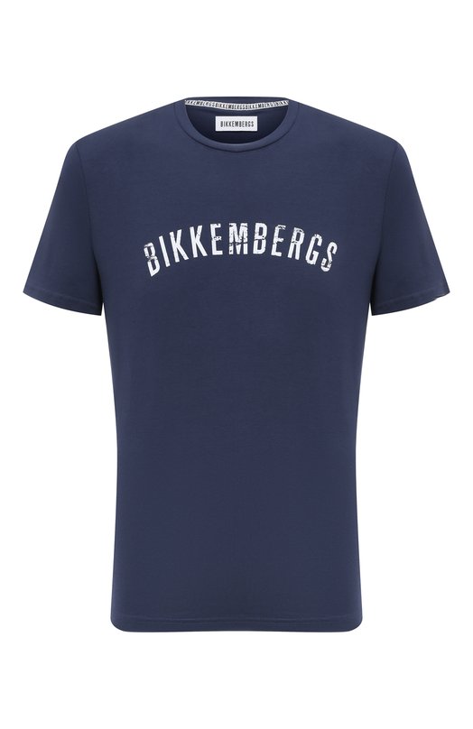 Хлопковая футболка Dirk Bikkembergs BM/T0159 Синий BM/T0159