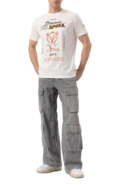 Хлопковая футболка ICEBERG, арт. F02B/6325, фото 2