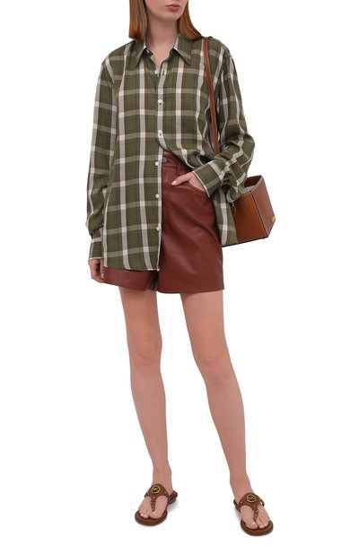 Кожаные шлепанцы conway MICHAEL MICHAEL KORS, арт. 40S1C0FA1L, фото 2