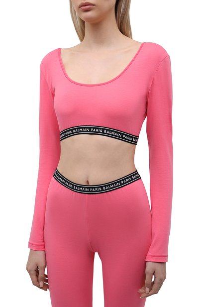 Хлопковый топ BALMAIN, арт. BPM145140, фото 3