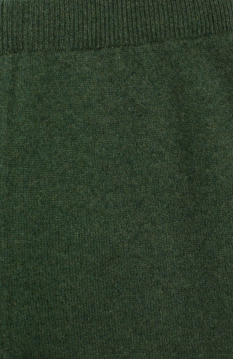 Детские кашемировые джоггеры GIORGETTI CASHMERE зеленого цвета, арт. MB1309/8A-14A | Фото 3 (Материал внешний: Шерсть, Кашемир; Материал внутренний: Не назначено; Материал сплава: Проставлено; Нос: Не проставлено; Девочки Кросс-КТ: Джоггеры-одежд�а; Статус проверки: Проверена категория; Ростовка одежда: 10 - 11 лет | 140 - 146см, 12 лет | 152 см)