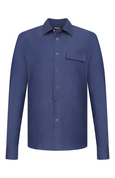 Мужская хлопковая рубашка KITON, арт. UMCBUBAH09696