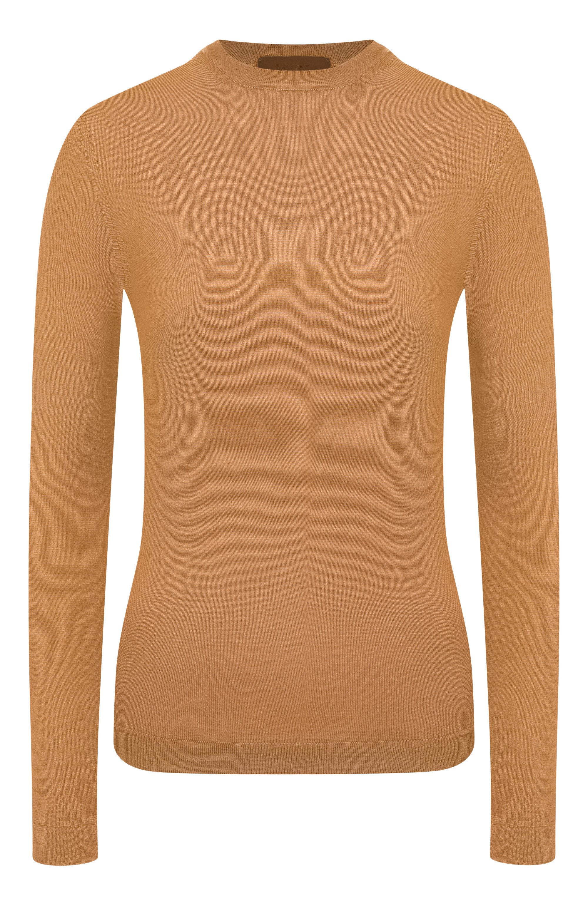 Шерстяной пуловер MVST бежевого цвета по цене 137000 руб., арт. M0-M25.1MW.K402/34-48, фото 1 Шерстяной пуловер MVST, арт. M0-M25.1MW.K402/34-48, фото 1