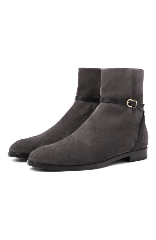 Замшевые ботинки Giorgio Armani GW001922/AF19134 Серый GW001922/AF19134