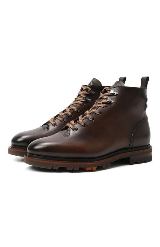 Кожаные ботинки Colin Rock Santoni MCCG19120SM800NG Коричневый MCCG19120SM800NG