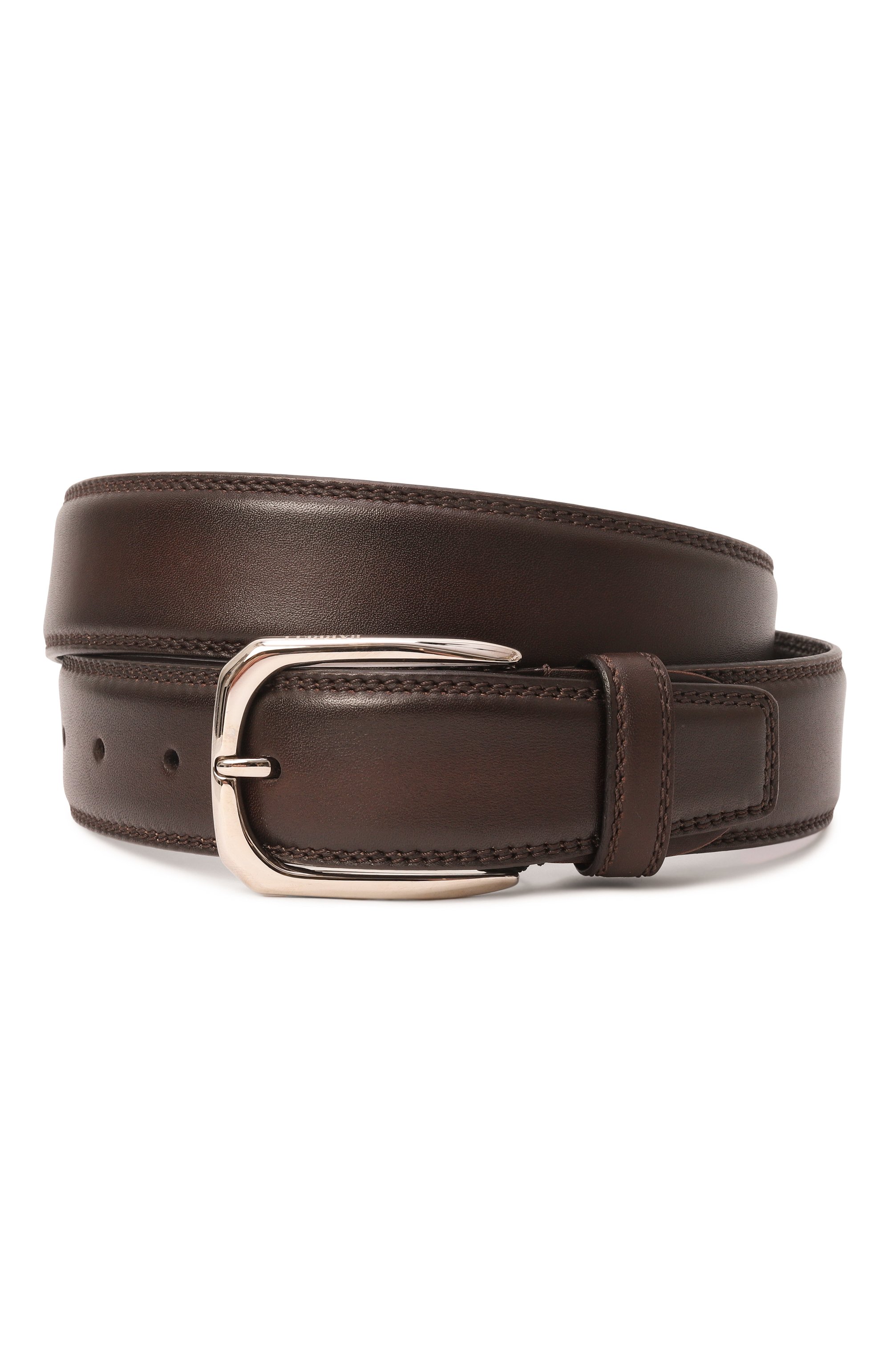 Кожаный ремень BARRETT коричневого цвета по цене 29600 руб., арт. 20B577.20, фото 1 Кожаный ремень BARRETT, арт. 20B577.20, фото 1