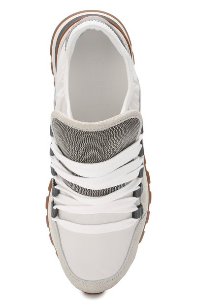 Комбинированные кроссовки BRUNELLO CUCINELLI, арт. MZAMG1585, фото 5