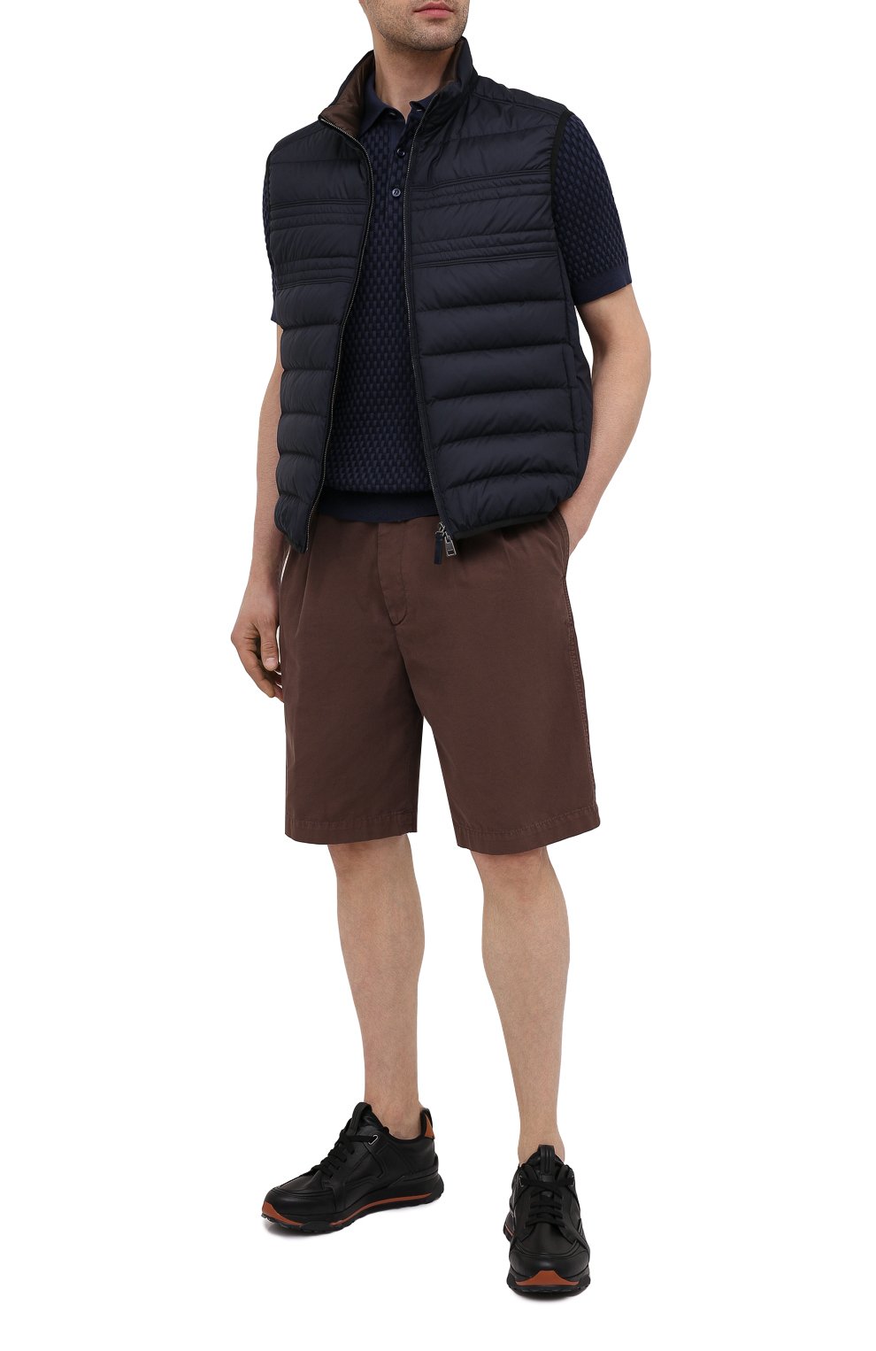 Поло из хлопка и шелка BRIONI, арт. UMR200/P0K16, фото 2