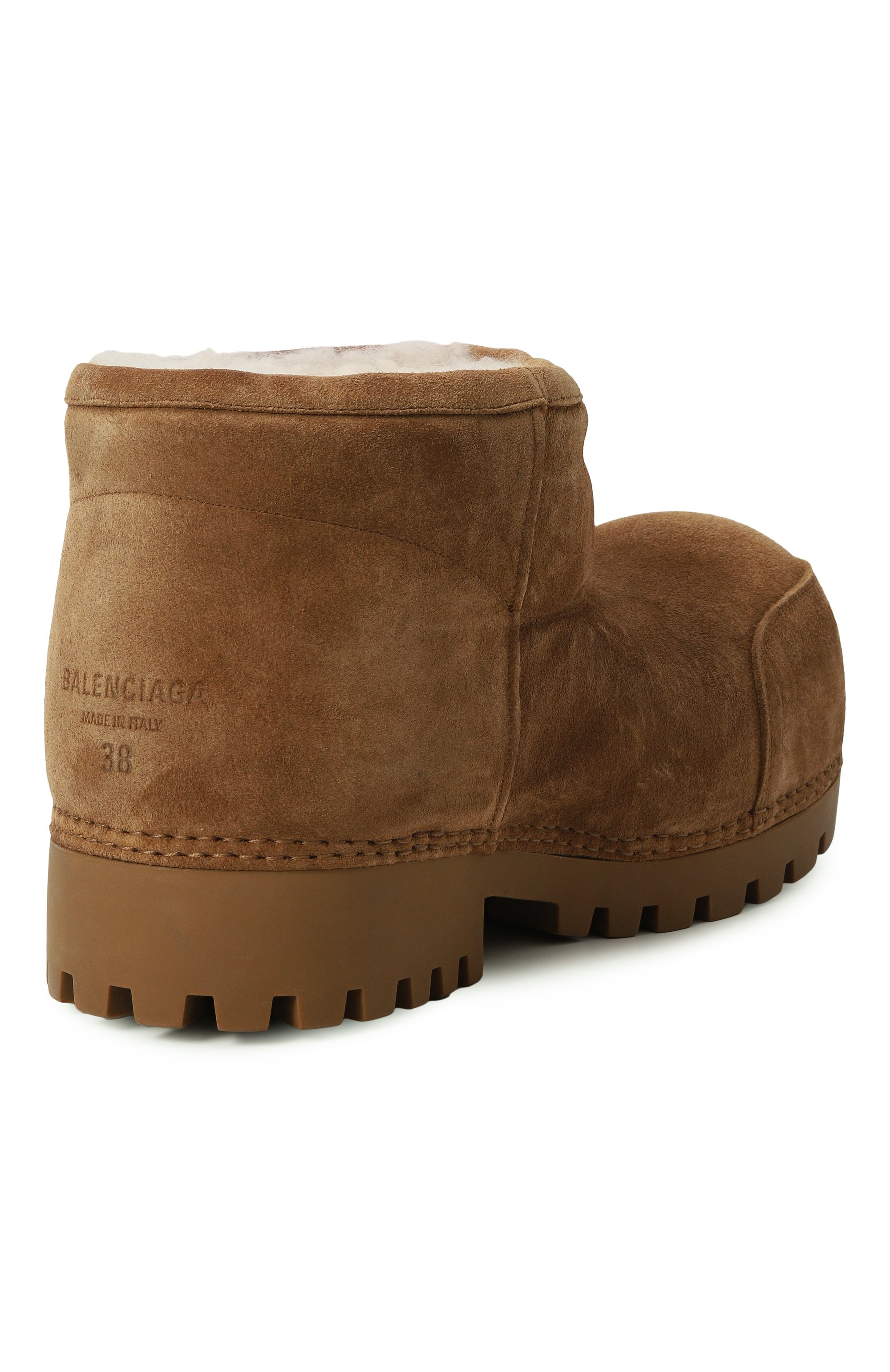 Замшевые полусапоги alaska BALENCIAGA, арт. 803771/WBFC1, фото 5