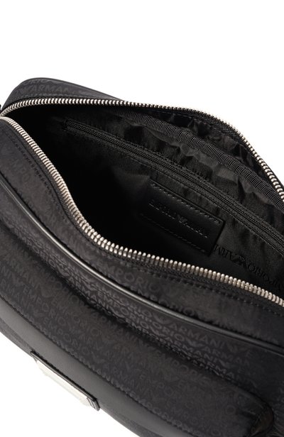 Сумка EMPORIO ARMANI черного цвета по цене 39950 руб., арт. EM007026/AF28660, фото 4 Сумка EMPORIO ARMANI, арт. EM007026/AF28660, фото 4