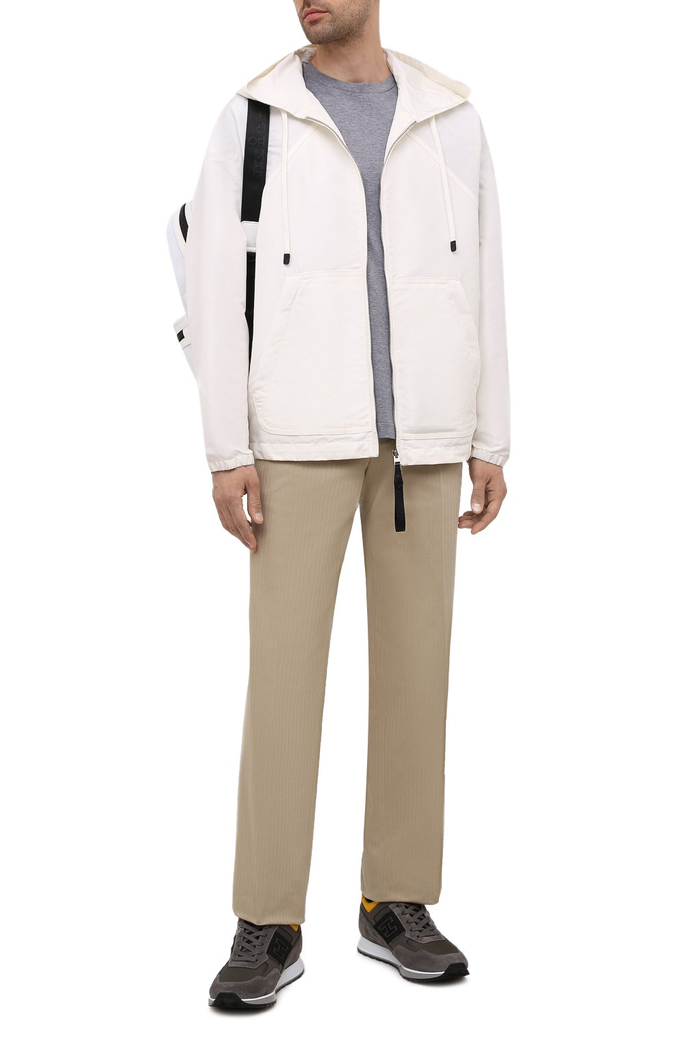 Комбинированные кроссовки HOGAN, арт. HXM3210K790QCG, фото 2