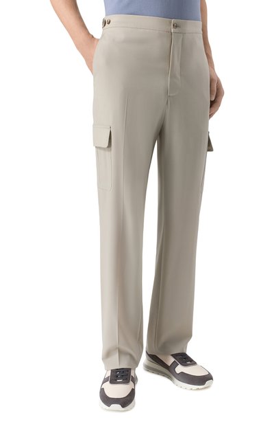 Шерстяные брюки-карго MVST, арт. M26.CSM.T412/751, фото 3