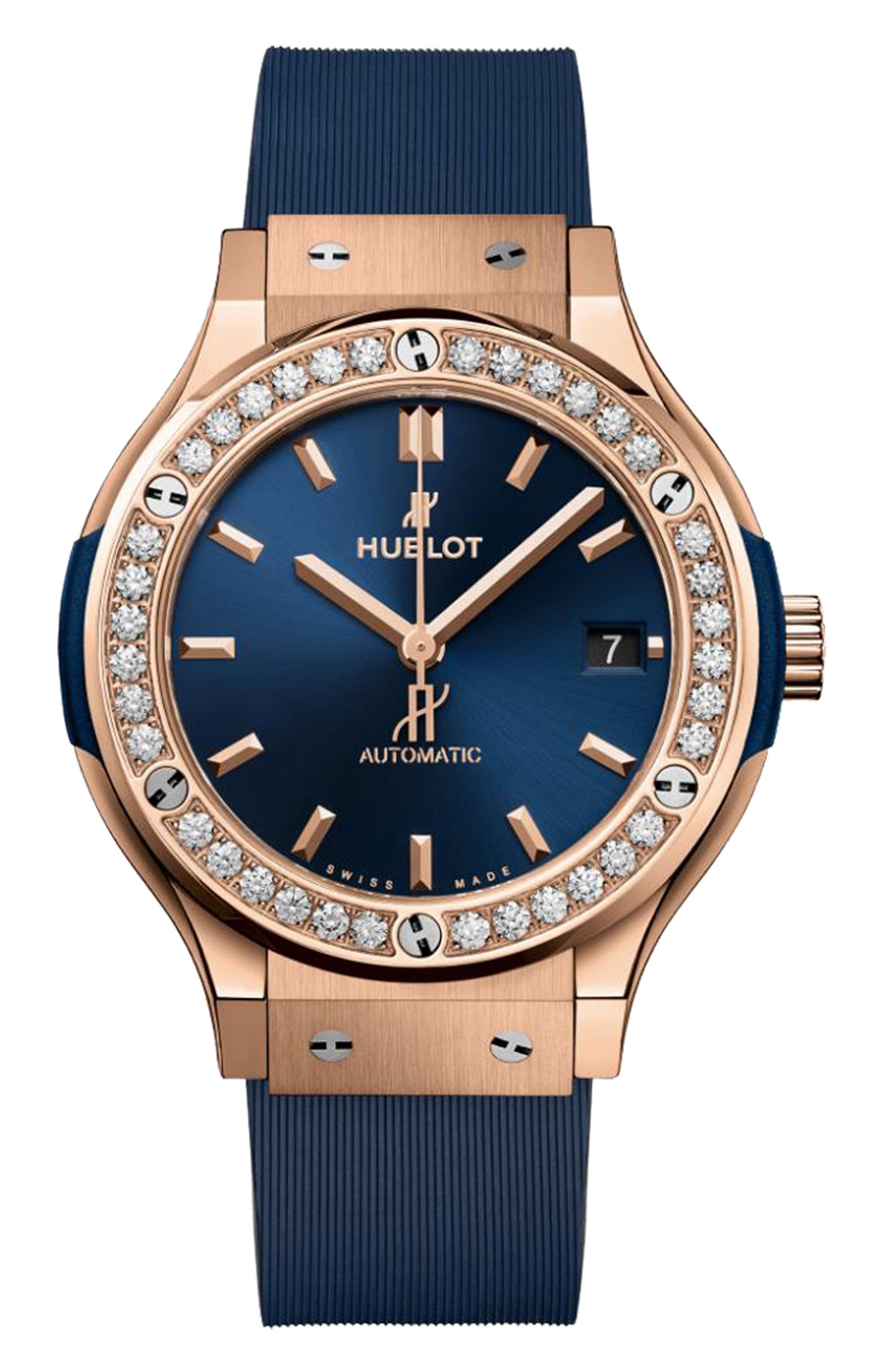 Часы king gold blue diamonds HUBLOT, арт. 581.OX.7180.RX.1104, фото 1